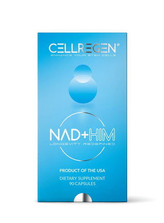 NAD+HIM 90 Capsules for Boosting Testosterone, NAD+, Stem Cell Health, and Glutathione; Enhance Vitality and Energy.