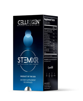 StemXR® 90 Capsules for amplifying stem cells, supercharging energy, and rejuvenating skin.