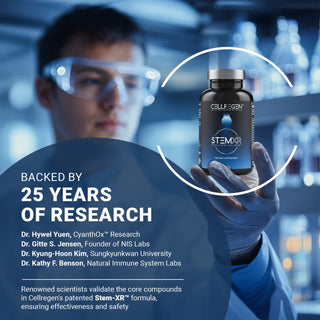 StemXR® 90 Capsules | Elevate Stem Cells & Revitalize Vitality  Amplify stem cell activity, enhance energy, rejuvenate skin, and restore peak wellness. Cellregen